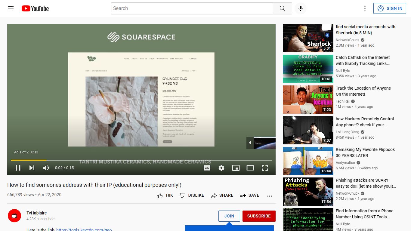 How to find someones address with their IP (educational ... - YouTube