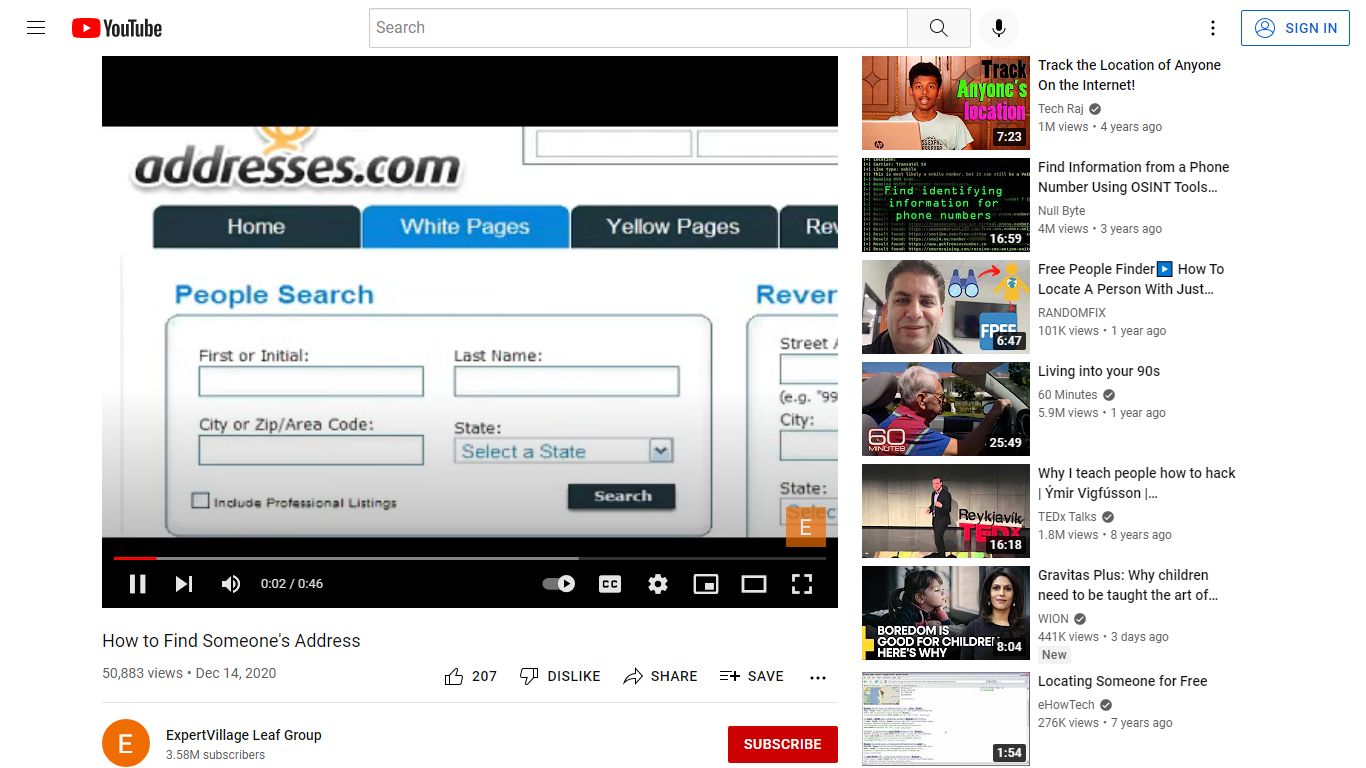 How to Find Someone's Address - YouTube
